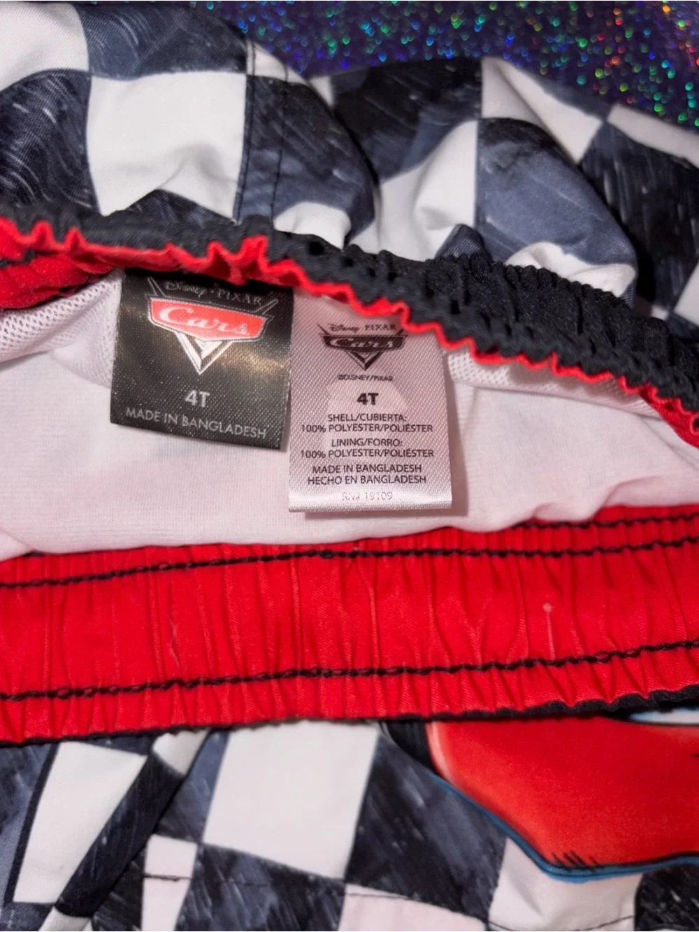 Lightning McQueen Swim Trunks